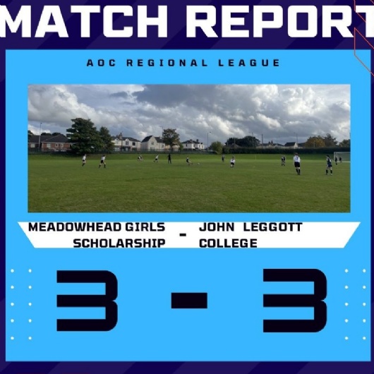 image of final score in girls scholarship match 3:3